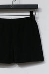 BASERANGE Fine Cotton Shorts SEOLSH Black